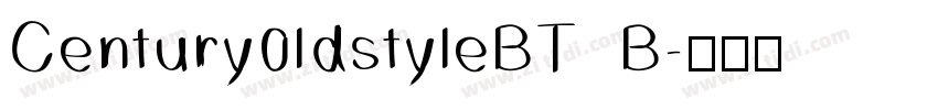 Century0ldstyleBT  B字体转换
